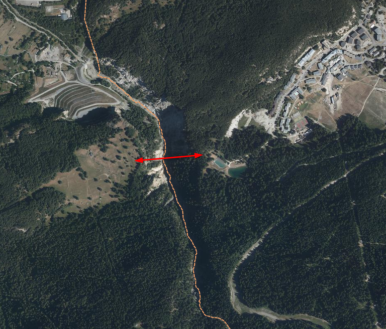 Projet de passerelle au dessus du Saint Antoine Projet de passerelle au dessus du Saint Antoine